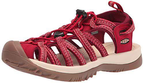 Keen Whisper-w, Sandalia Mujer, Color Rojo, 38.5 EU