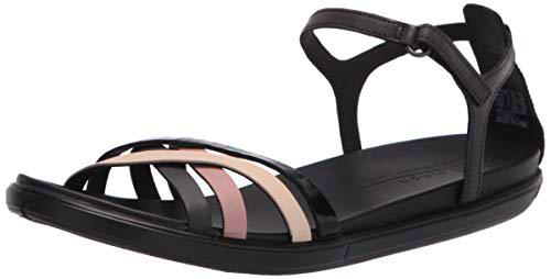 ECCO Simpil Sandal, Sandalias Mujer, Negro Multicolor Black, 41 EU