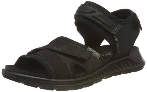ECCO Exowrap, Sandal Plana Mujer, Color Negro, 41 EU