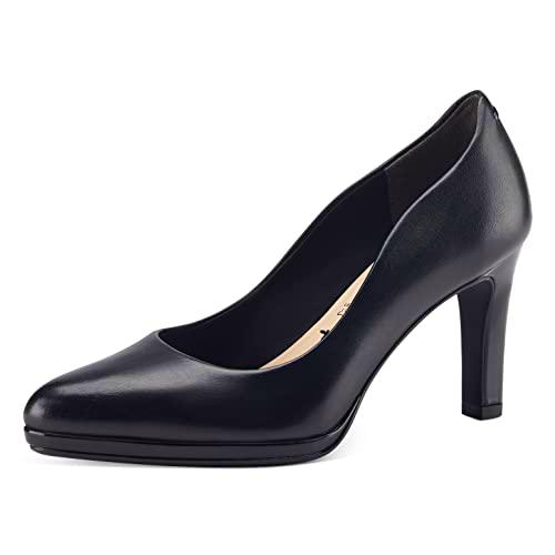 Tamaris Mujer Zapatos de tacón, señora Zapatos de tacón Clásicas,TOUCHit,Zapatos de Corte,Zapatos de tacón,Black Lea./Pat,40 EU