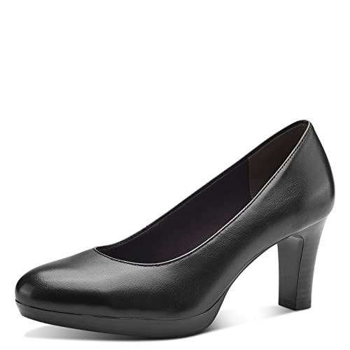 Tamaris Mujer Zapatos de tacón, señora Zapatos de tacón Clásicas,TOUCHit,Zapato de Corte,Pump de Oficina,Cerrado,Elegante,Black,38 EU