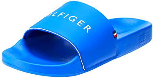 Tommy Hilfiger Tobogán de Temporada Femenino, Sandalias deslizantes Mujer