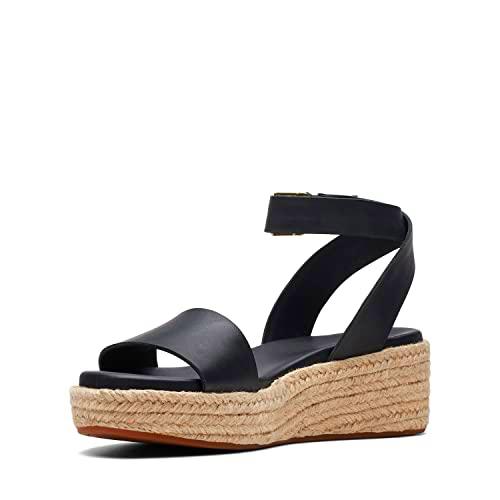 Clarks Drift Ave, Sandalias deslizantes Mujer, Black, 35.5 EU