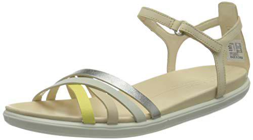 ECCO Simpil Sandal, Sandalias Mujer, Beige Multicolor Limestone, 43 EU