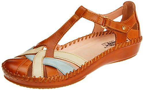 Pikolinos Sandalia Plana P. Vallarta 655 para Señora Color Brandy Talla 38
