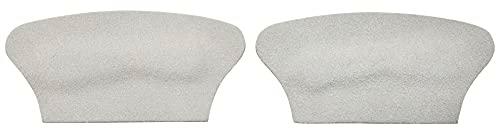 Saphir - Tacón antideslizante (5,5 cm), color gris claro